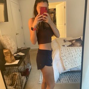Lululemon Navy Blue Athletic Shorts